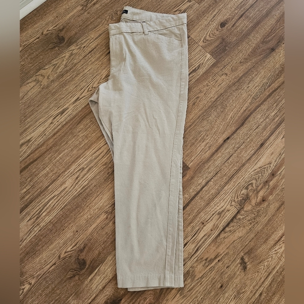 GAP womens capri sz 18 slim city crop beige plus size